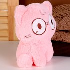 Мягкая игрушка «Кот» в очках, 20 см, цвет розовый - Фото 2