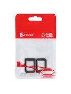 Заглушка ремня безопасности, черный, набор 2 шт. - Фото 4