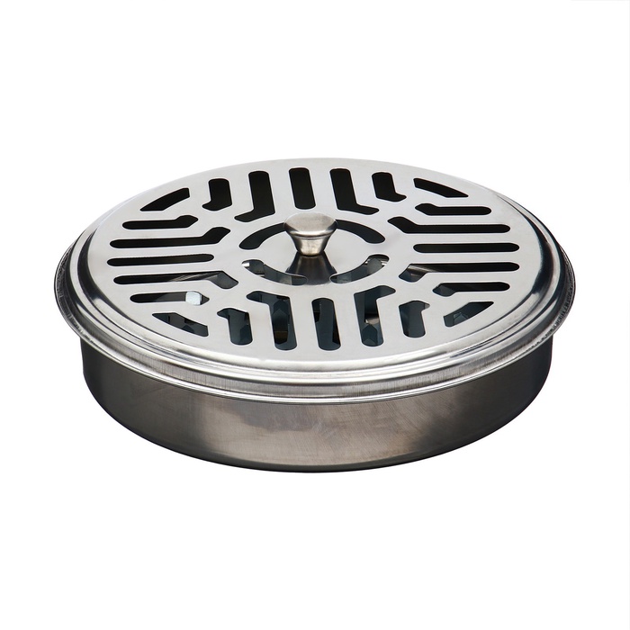 Подставка под спирали от комаров, для благовоний, с крышкой, металл 9902439