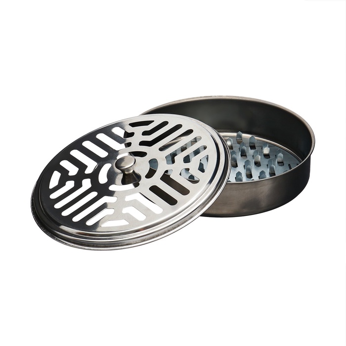 Подставка под спирали от комаров, для благовоний, с крышкой, металл 9902439