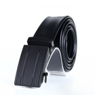 Ремень мужской, ширина 3.5 см, пряжка автомат, чёрный - Фото 2