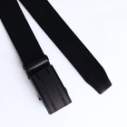 Ремень мужской, ширина 3.5 см, пряжка автомат, чёрный - Фото 6