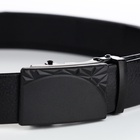 Ремень мужской, ширина 3.5 см, пряжка автомат, чёрный - Фото 6