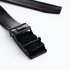 Ремень мужской, ширина 3.5 см, пряжка автомат, чёрный - Фото 5