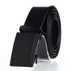 Ремень мужской, ширина 3.5 см, пряжка автомат, чёрный - Фото 3