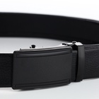Ремень мужской, ширина 3.5 см, пряжка автомат, чёрный - Фото 6