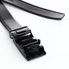 Ремень мужской, ширина 3.5 см, пряжка автомат, чёрный - Фото 5