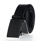 Ремень мужской, ширина 3.5 см, пряжка автомат, чёрный - Фото 3