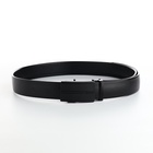 Ремень мужской, ширина 3.5 см, пряжка автомат, чёрный - Фото 7