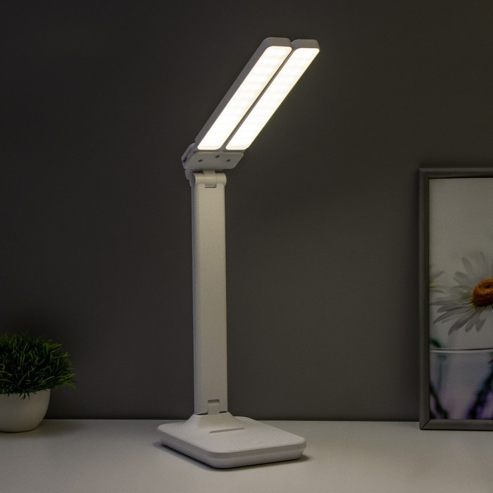 Настольная лампа LED 10Вт 650Лм 4100К белый 30х15х37см - фото 1910798090