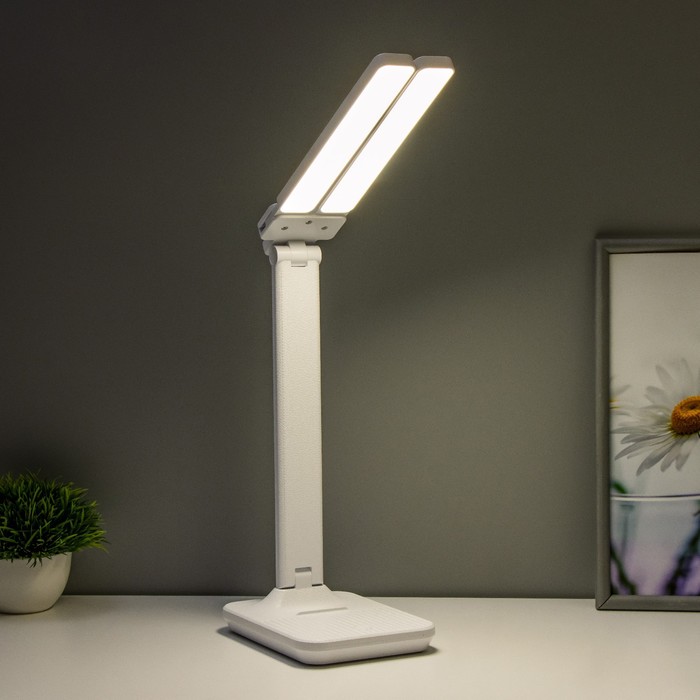 Настольная лампа LED 10Вт 650Лм 4100К белый 30х15х37см - фото 1910798091