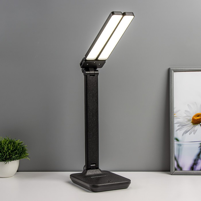 Настольная лампа LED 10Вт 650Лм 4100К черный 30х15х37см - фото 1910798103
