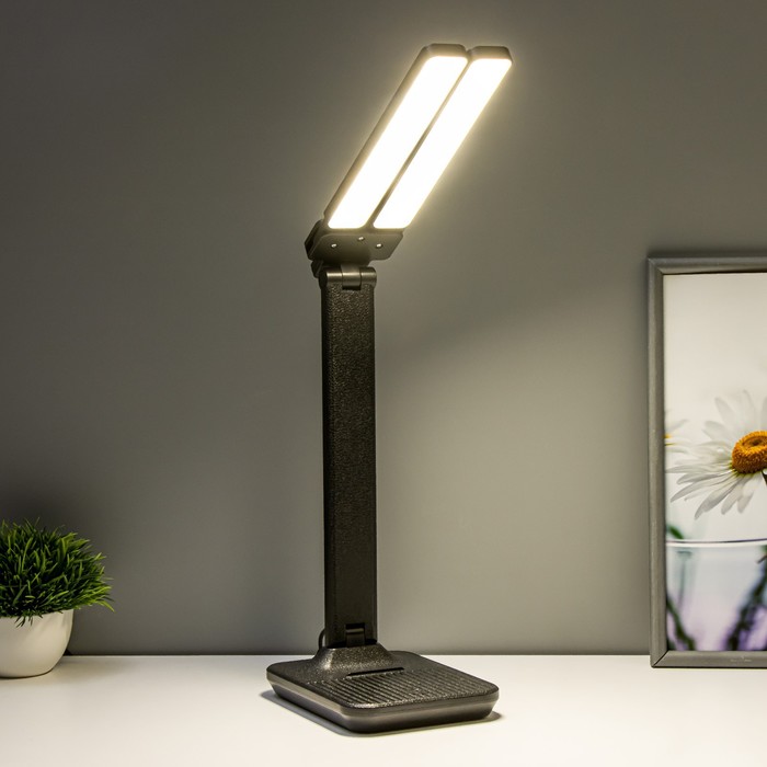 Настольная лампа LED 10Вт 650Лм 4100К черный 30х15х37см - фото 1910798106