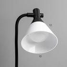 Настольная лампа LED 9Вт 520Лм 4100К АКБ черный/белый 33,2х11,7х9,2см - Фото 8