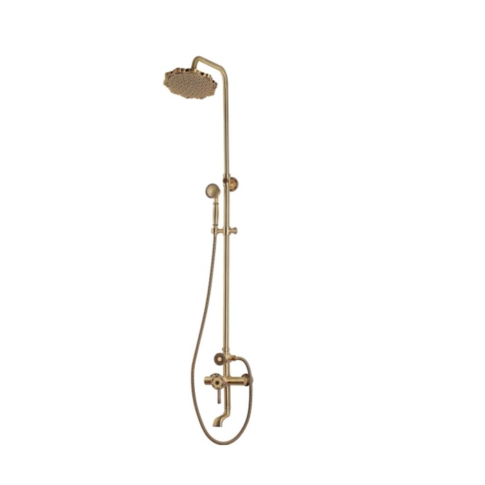 Душевая система Bronze de Luxe WINDSOR 10118/1DF, тропический душ, излив 100 мм, латунь - Фото 1