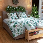 Постельное бельё "Этель" дуэт "Домик в лесу" 143х215 см 2 шт,220х240 см,70х70 см 2 шт,бязь 125 г/м2 - фото 25432140