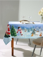 Скатерть новогодняя «Этель. Рождественский вечер», 150×220 см, с ВГМО, 100% хлопок, саржа 190 г/м² - фото 61038325