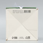 Коробка подарочная новогодняя складная «Фотографичные шары», 10 х 10х 10 см 9845675