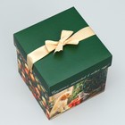 Коробка подарочная новогодняя складная «Сказочных моментов», 15 х 15 х 15 см 9845683