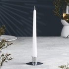 Подсвечник "Квадрат" металл на одну свечу, 7х3 см, хром - фото 285375457