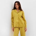 Комплект женский (рубашка, брюки) KAFTAN "Basic" р. 52-54, охра - фото 806336272