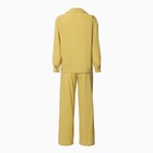 Комплект женский (рубашка, брюки) KAFTAN "Basic" р. 52-54, охра - фото 806440486