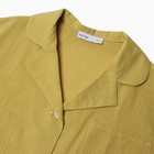 Комплект женский (рубашка, брюки) KAFTAN "Basic" р. 52-54, охра - фото 806440482