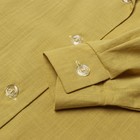 Комплект женский (рубашка, брюки) KAFTAN "Basic" р. 52-54, охра - фото 806440483