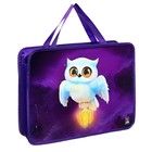 Папка для труда, А4, пластиковая, 33×26×7.5 см «Совушка» - Фото 2