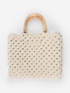 Ручки для сумки деревянные, с полукольцами, 10.3×8 см, 2 шт., цвет бежевый, серебряный - Фото 5