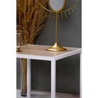 Стол тумба 1, 400х400х400, Белый муар/Дуб сонома - Фото 5