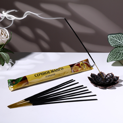 Благовония «Агарбатти Сочное манго», 8 палочек в мягкой упаковке