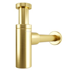 Сифон для раковины WasserKRAFT A170, 1 1/4" x 32 мм, латунь, золото