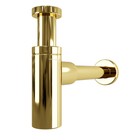 Сифон для раковины WasserKRAFT A173, 1 1/4" x 32 мм, латунь, золото - фото 296794440
