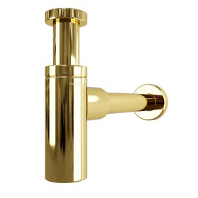 Сифон для раковины WasserKRAFT A173, 1 1/4" x 32 мм, латунь, золото