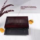 УЦЕНКА Стол для чайной церемонии с подносом «Иероглифы», 43×17.5×5 см - Фото 4