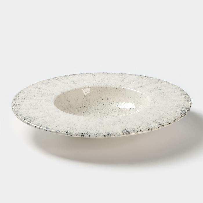 Тарелка для пасты Blizzard, d=26 см, цвет серый - Фото 1