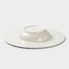 Тарелка для пасты Blizzard, d=26 см, цвет серый - фото 23183902