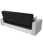 Прямой диван «Лига 020», механизм книжка, стол справа, экокожа, цвет чёрный / белый - Фото 6