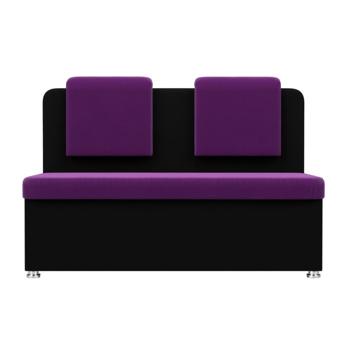 Кухонный диван «Маккон», 2-х местный, микровельвет, цвет фиолетовый / чёрный - фото 1926836601