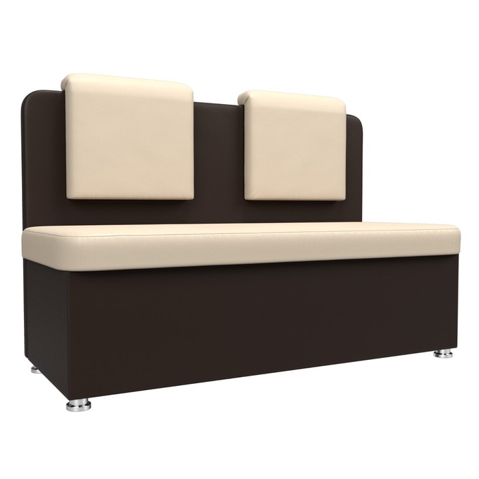 Кухонный диван «Маккон», 2-х местный, экокожа, цвет бежевый / коричневый - фото 1907863104