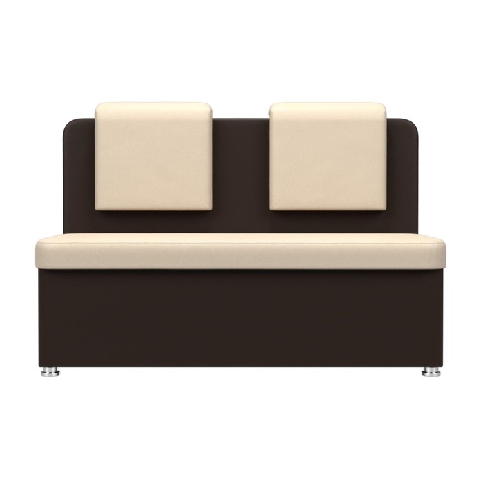 Кухонный диван «Маккон», 2-х местный, экокожа, цвет бежевый / коричневый - фото 1907863105