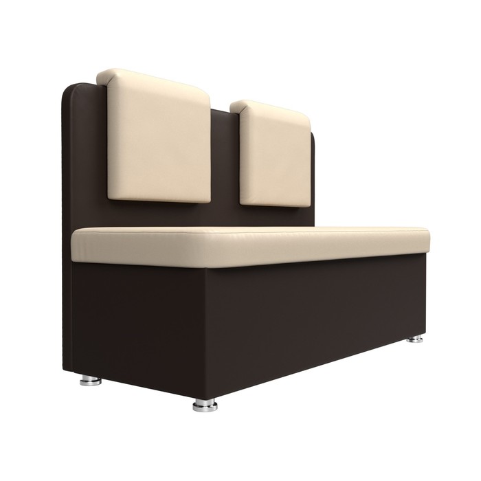Кухонный диван «Маккон», 2-х местный, экокожа, цвет бежевый / коричневый - фото 1907863106