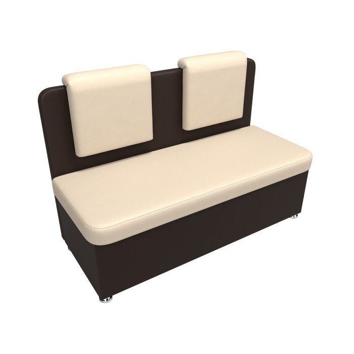Кухонный диван «Маккон», 2-х местный, экокожа, цвет бежевый / коричневый - фото 1907863109