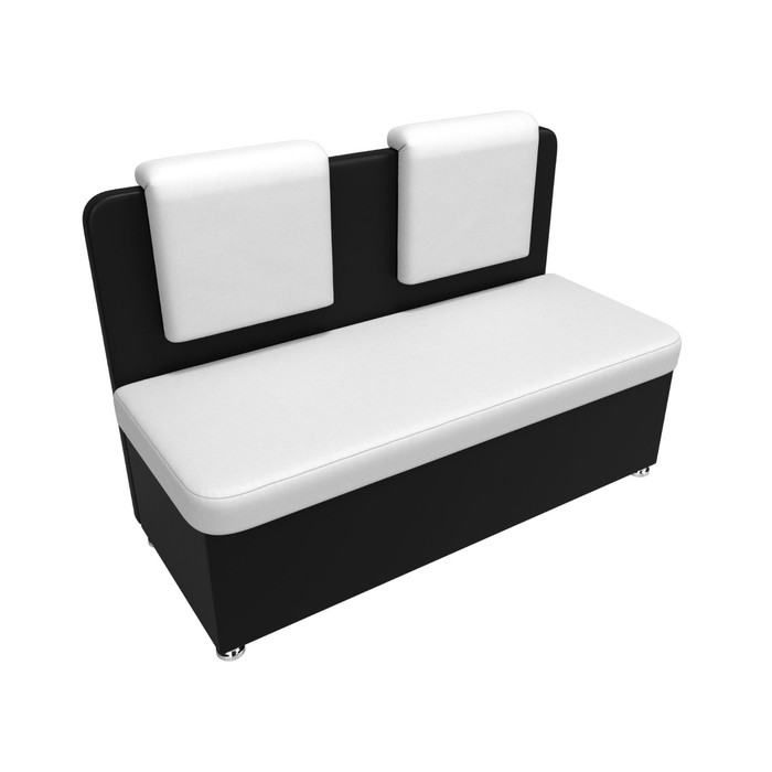 Кухонный диван «Маккон», 2-х местный, экокожа, цвет белый / чёрный - фото 1907863117
