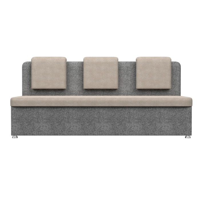 Кухонный диван «Маккон», 3-х местный, рогожка, цвет бежевый / серый - фото 1907863207