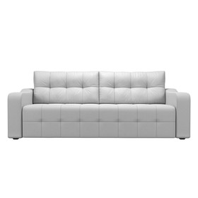 Прямой диван «Лиссабон», механизм еврокнижка, экокожа, цвет белый