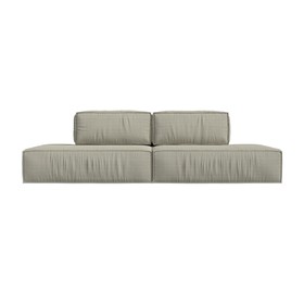 Прямой диван «Прага лофт», механизм еврокнижка, рогожка, цвет корфу 02
