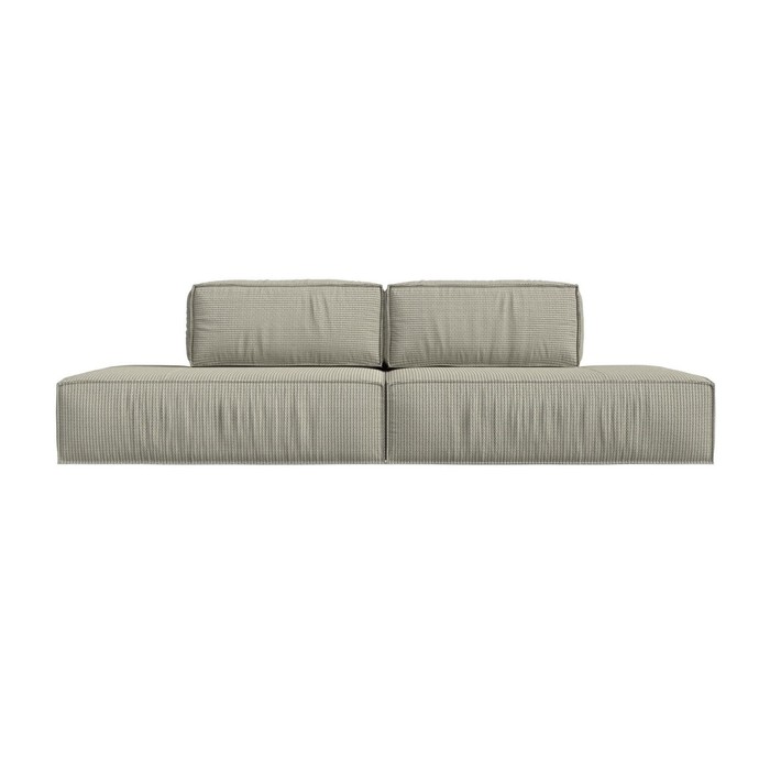 Прямой диван «Прага лофт», механизм еврокнижка, рогожка, цвет корфу 02 - Фото 1