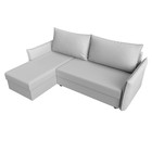 Угловой диван «Лига 004», механизм еврокнижка, левый угол, экокожа, цвет белый - Фото 5